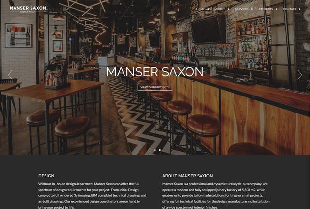 Mansor Saxon website built by wyattweb.dev